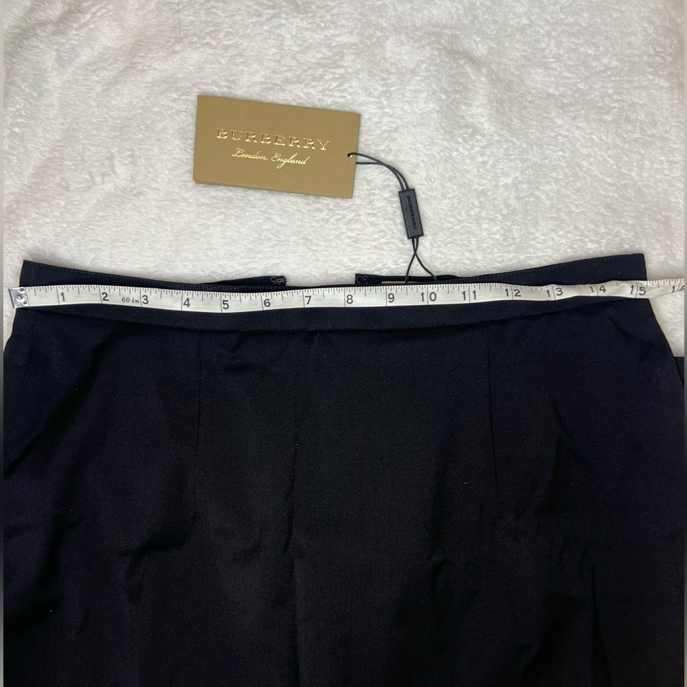 NWT BURBERRY Pencil Skirt Size 8 - BLACK - Picture 6 of 14